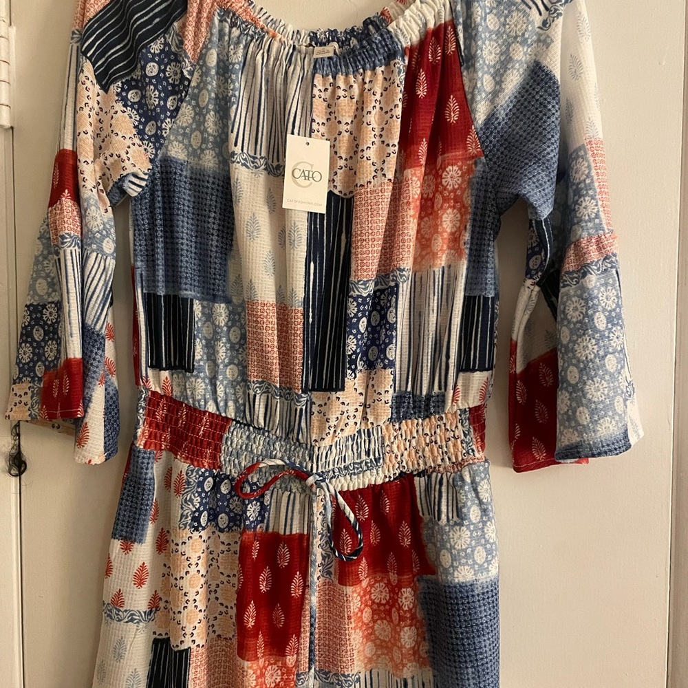 Cato Patchwork Romper